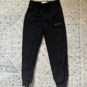 🧡3/15 Zara "Keep Around Common Comment" Black Sweat Pants Kids 10 CM 140